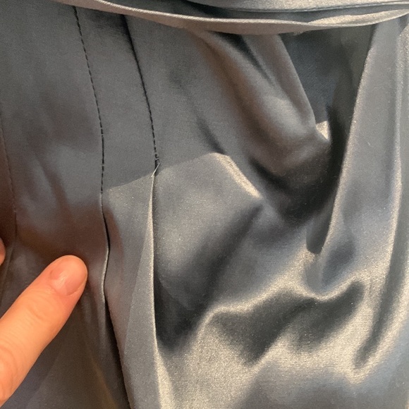 BCBG MaxAzria slate blue grey size 4 cocktail dress - Picture 6 of 6